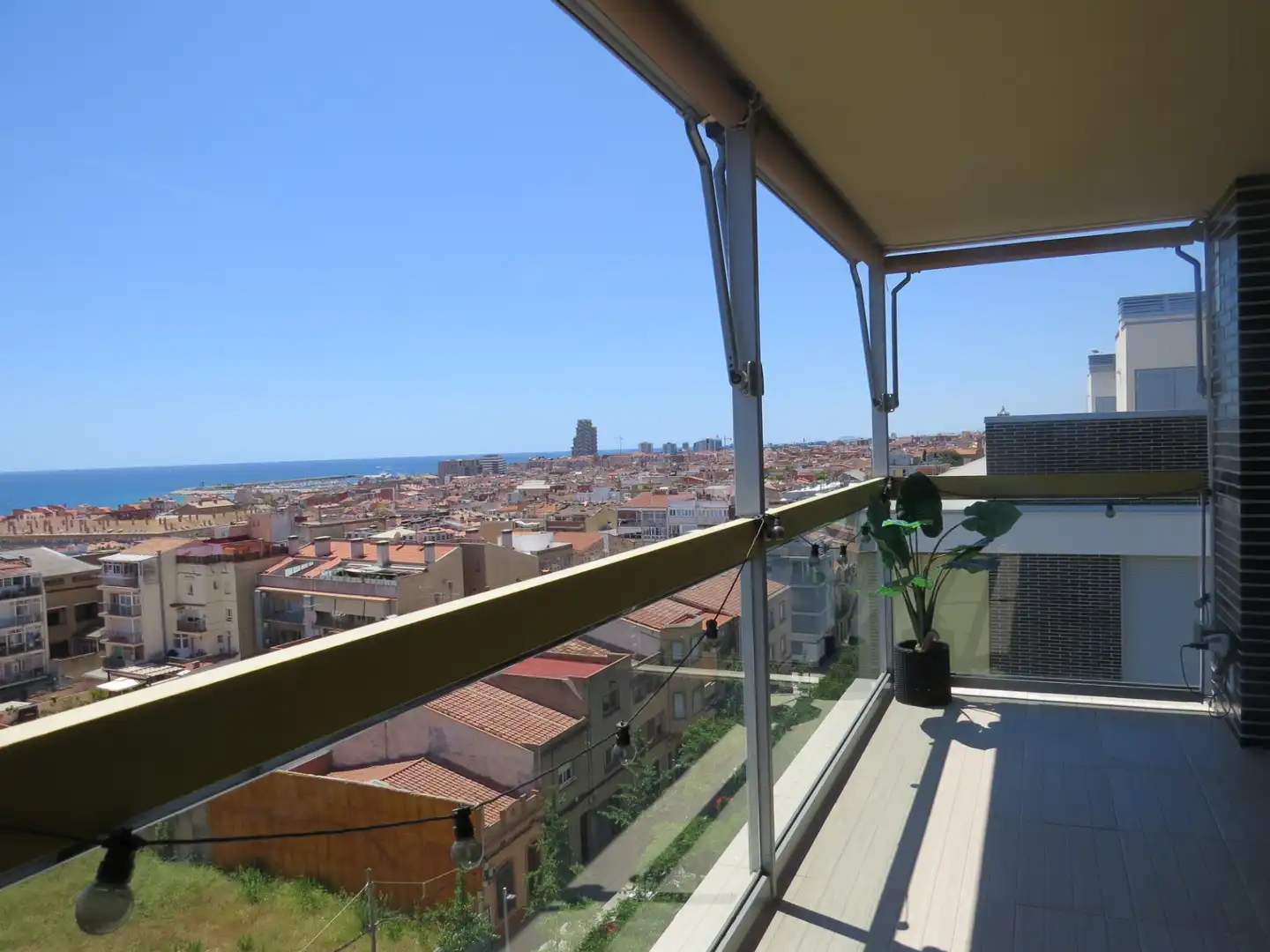 Balcony of Attic for sale in Mataró  with Air Conditioner, Heating and Private garden