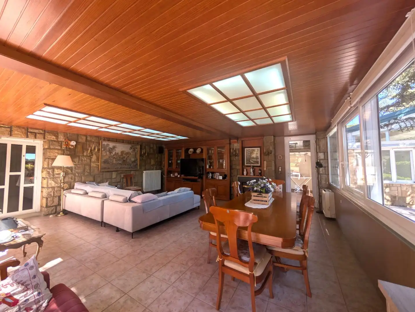 Sala de estar de Casa o chalet en venta en Alcoy / Alcoi con Aire acondicionado, Calefacción y Jardín privado