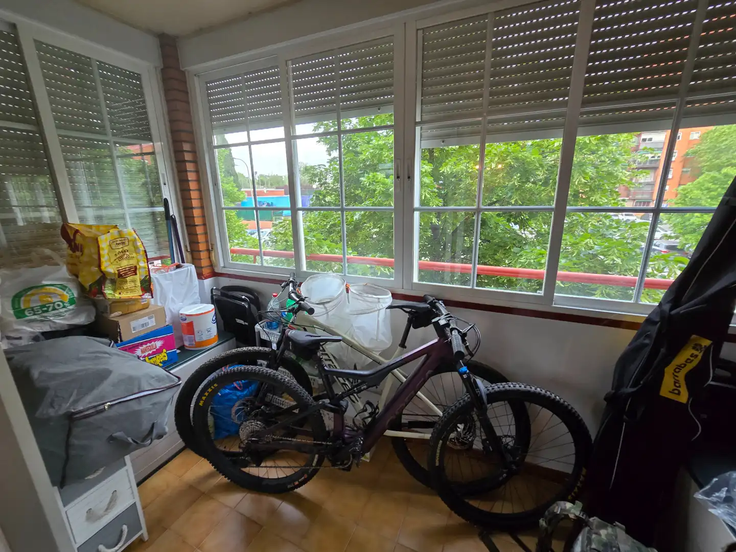 Balcony of Flat for sale in Madrid  with Air Conditioner, Heating and Terrace
