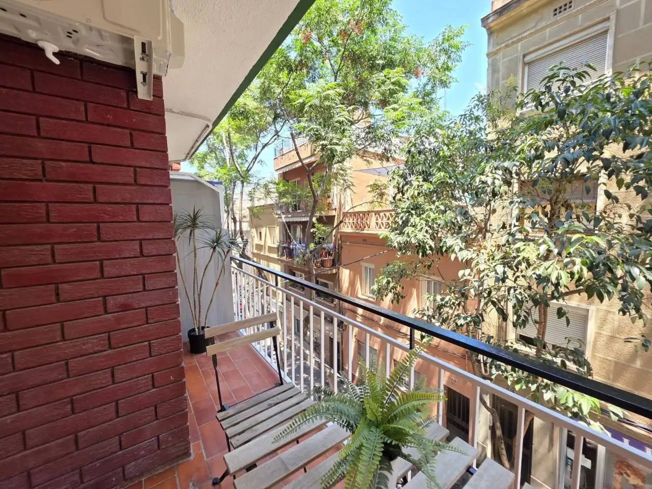 Terrasse von Wohnung zum Verkauf in Barcelona mit Klimaanlage, Parkett und Terrasse
