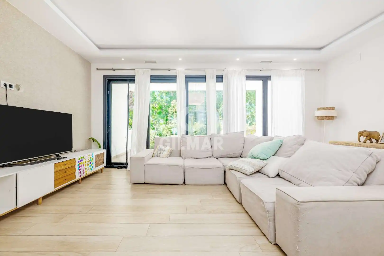 Sala de estar de Casa o chalet en venta en San Fernando con Calefacción, Jardín privado y Piscina