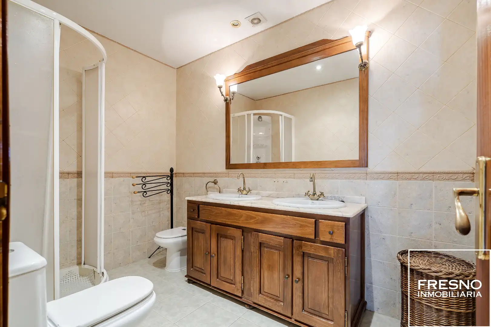 Baño de Casa adosada en venta en Yepes con Aire acondicionado, Calefacción y Trastero