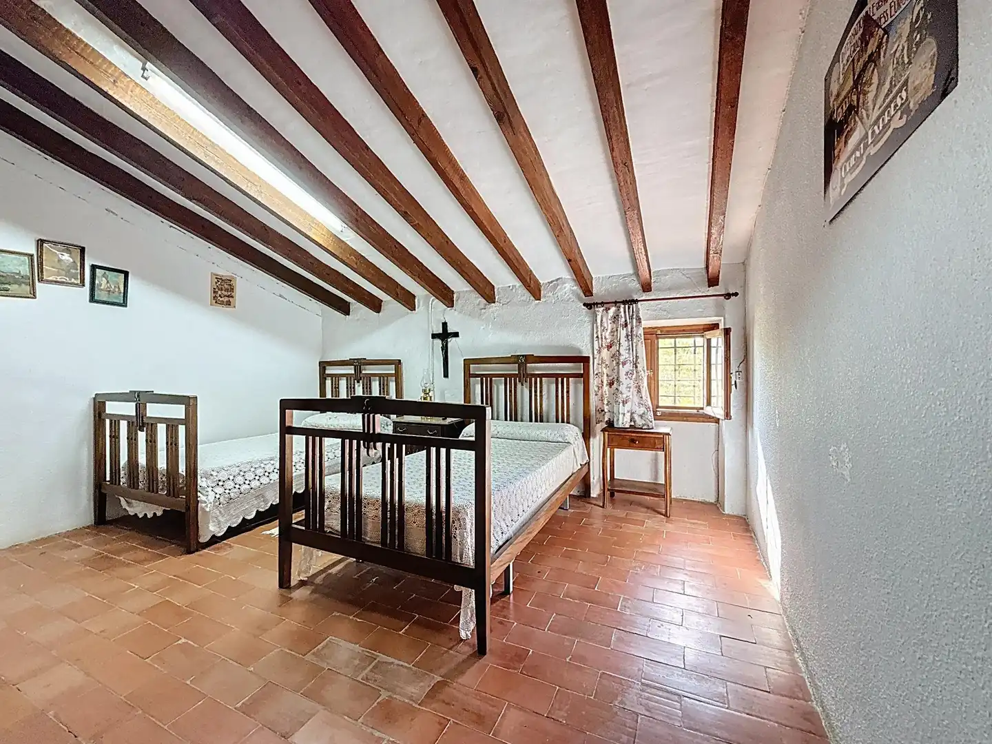 Habitación de Finca rústica en venta en Castalla con Jardín privado, Terraza y Piscina