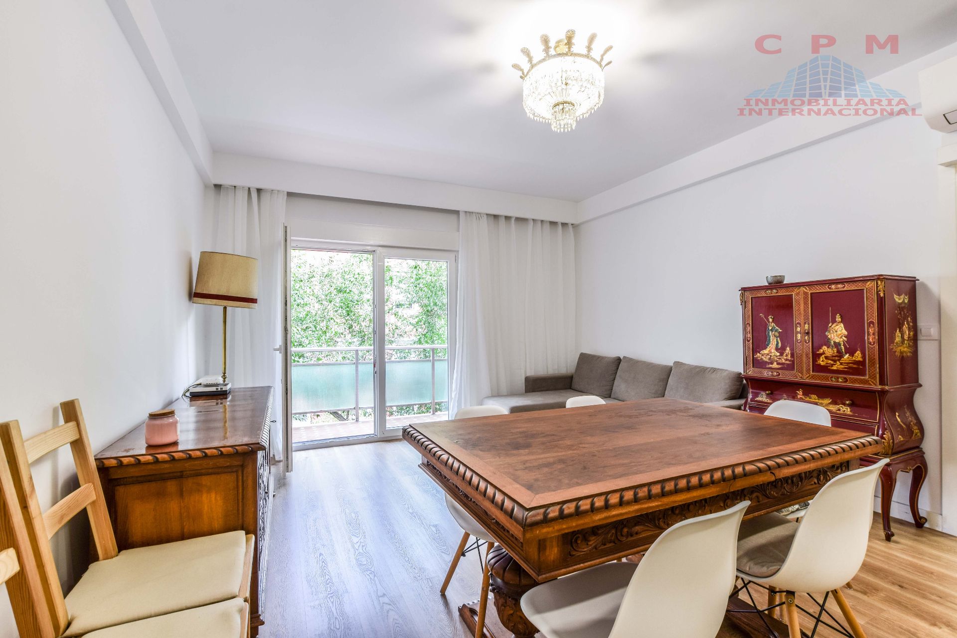 Sala d'estar de Pis de lloguer en  Madrid Capital amb Aire condicionat, Calefacció i Terrassa