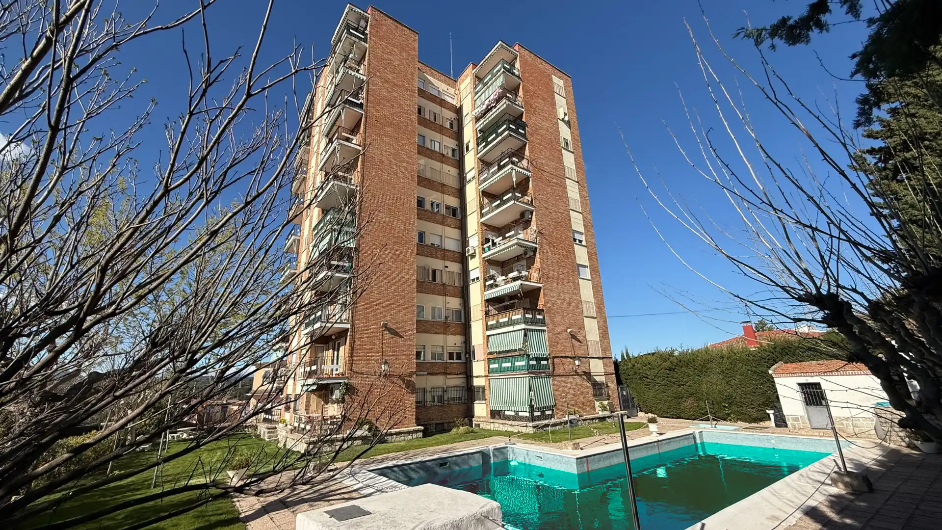 Vista exterior de Piso en venta en Aldea del Fresno con Aire acondicionado, Terraza y Amueblado