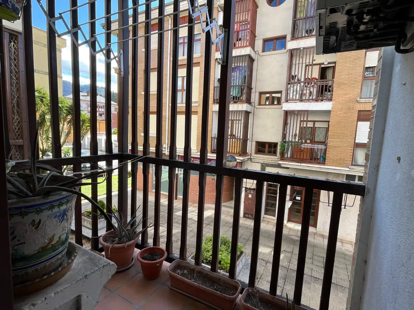 Balcony of Flat for sale in Los Corrales de Buelna   with Heating, Parquet flooring and Storage room