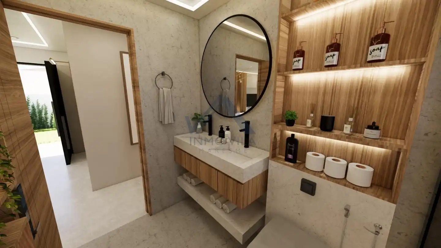Baño de Casa o chalet en venta en Corbera de Llobregat con Jardín privado y Piscina