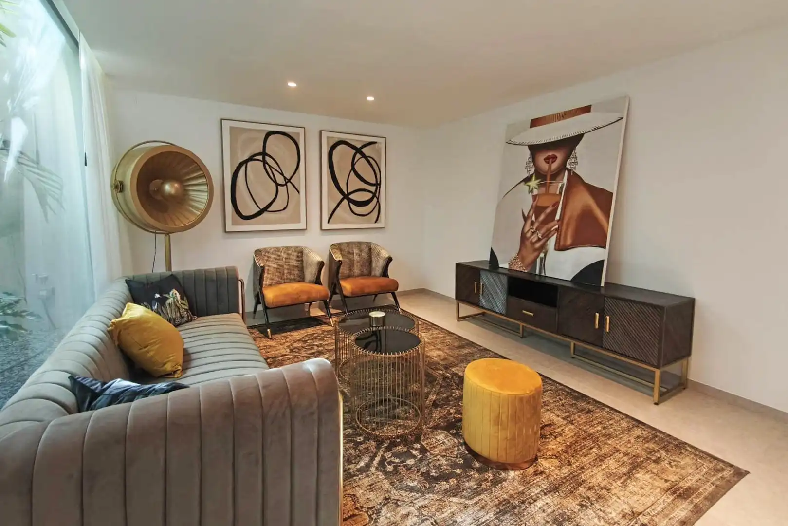Sala d'estar de Casa o xalet en venda en La Nucia amb Aire condicionat, Calefacció i Jardí privat