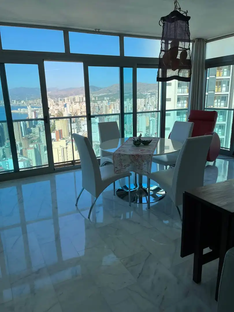 Comedor de Apartamento en venta en Benidorm con Jardín privado, Terraza y Trastero