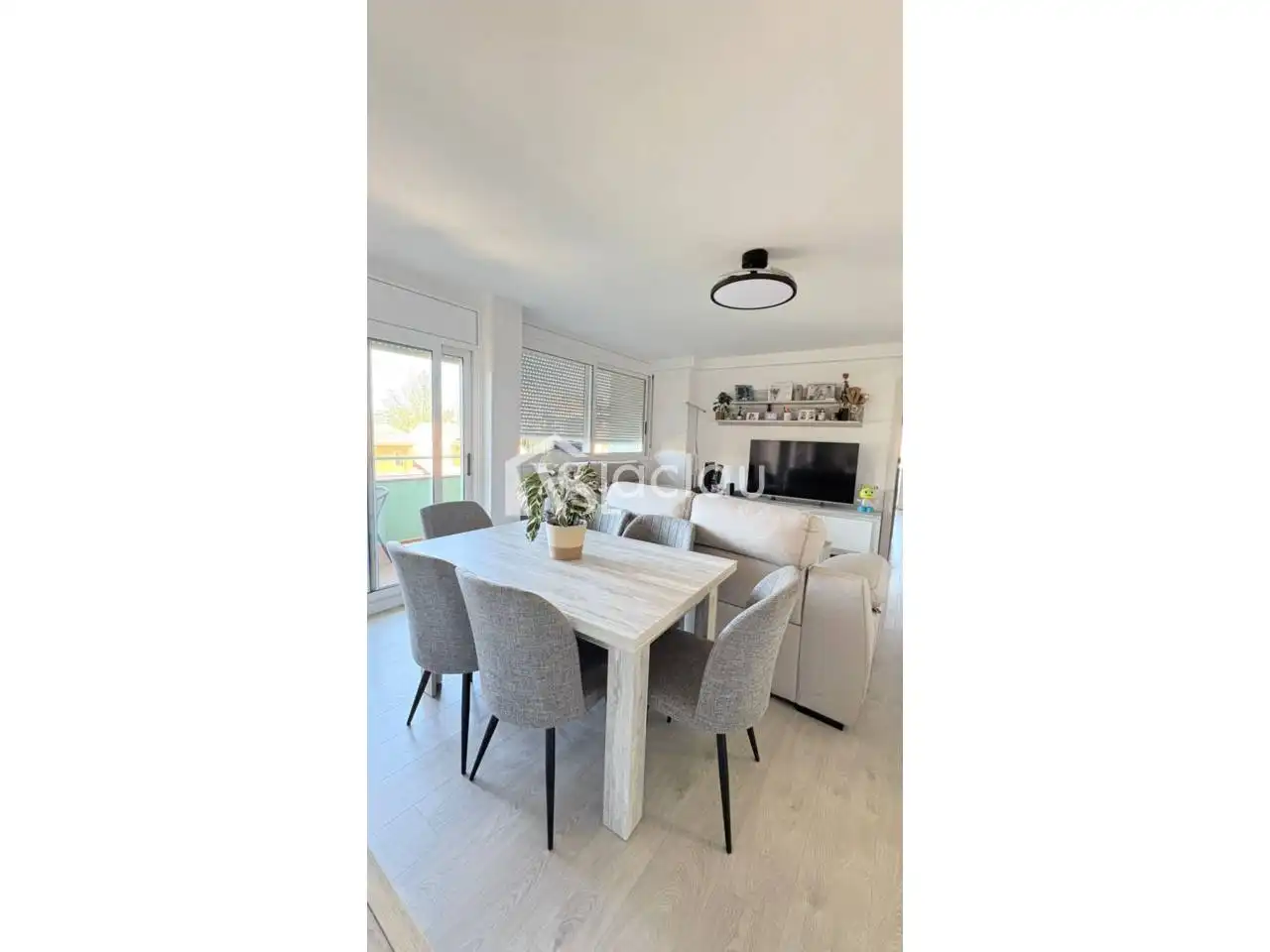 Dining room of Flat for sale in Esparreguera  with Heating, Parquet flooring and Balcony