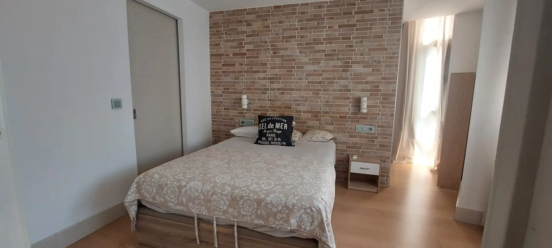 Dormitori de Apartament de lloguer en Murcia amb Aire condicionat, Calefacció i Moblat