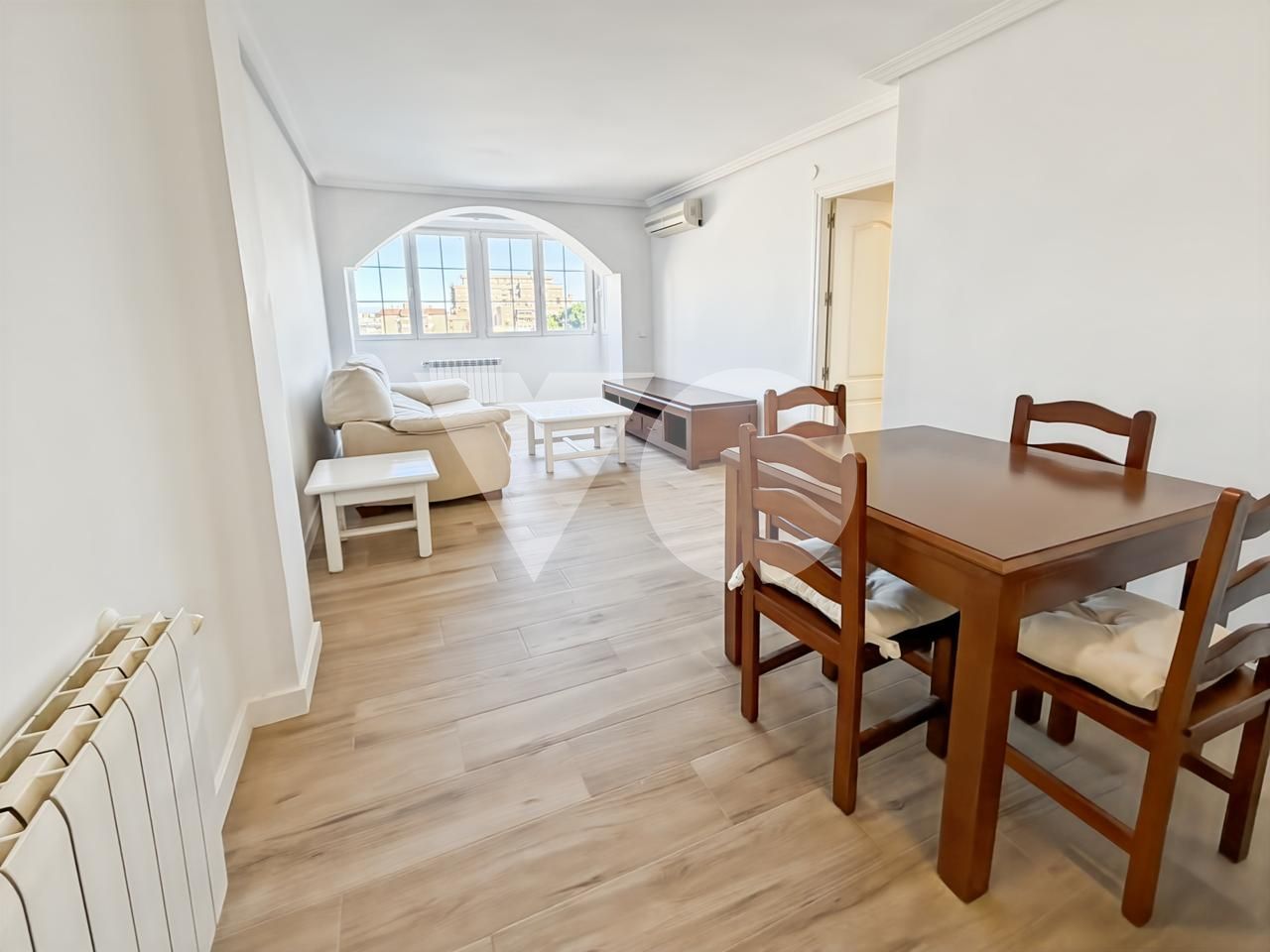 Bedroom of Flat for rent in  Madrid Capital  with Air Conditioner, Heating and Furnished