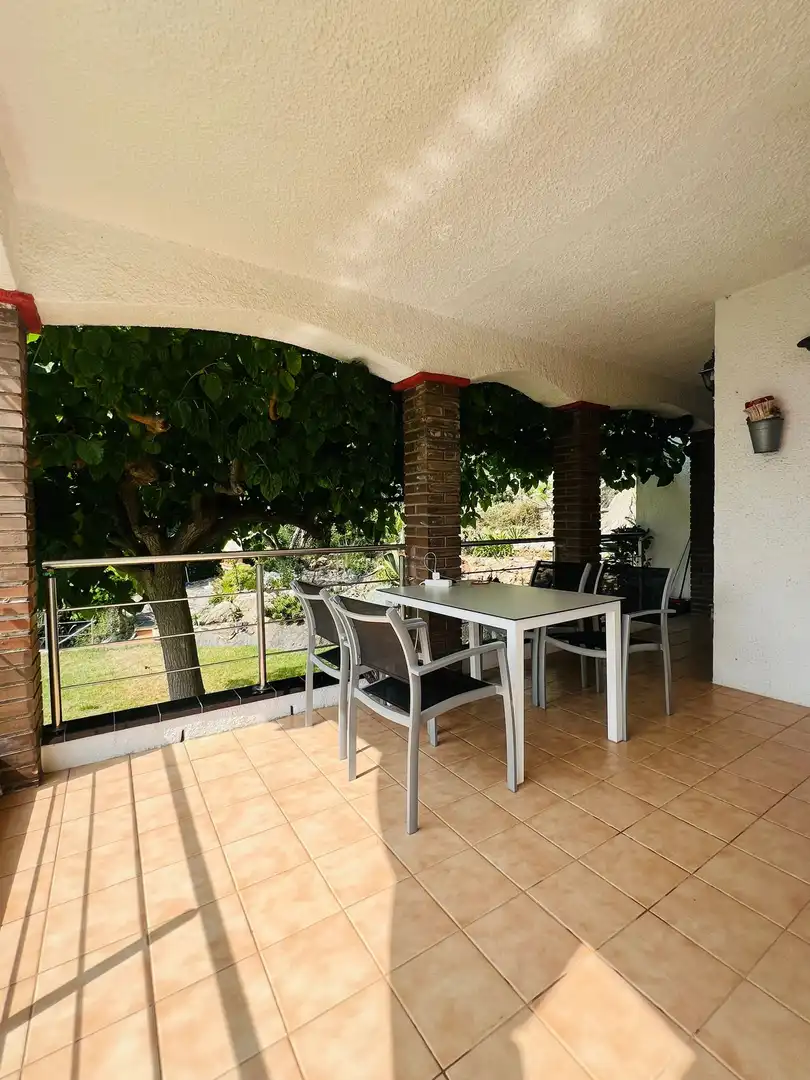 Terraza de Casa o chalet en venta en Santa Susanna con Aire acondicionado, Calefacción y Jardín privado