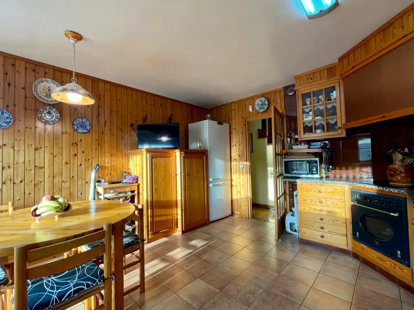 Cocina de Casa o chalet en venta en Sant Pau de Segúries con Aire acondicionado, Jardín privado y Terraza