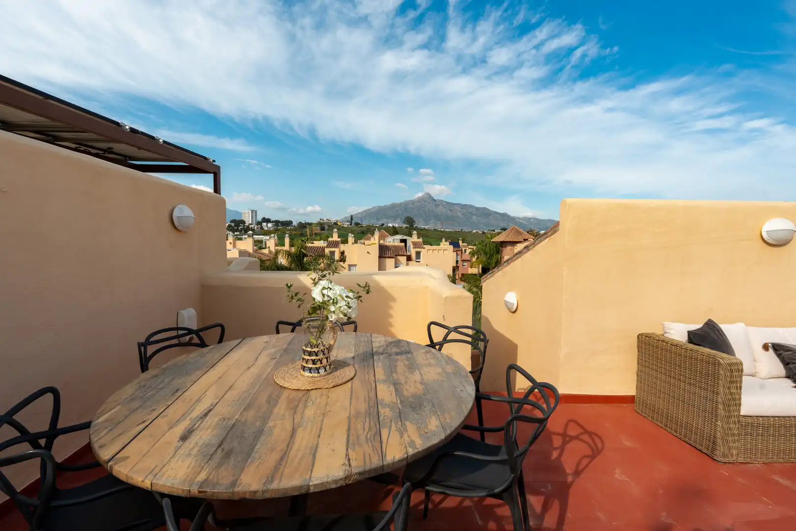 Terraza de Casa adosada en venta en Marbella con Aire acondicionado, Jardín privado y Terraza