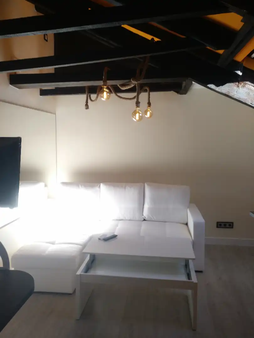 Sala de estar de Estudio en venta en Madrid con Aire acondicionado, Calefacción y Amueblado