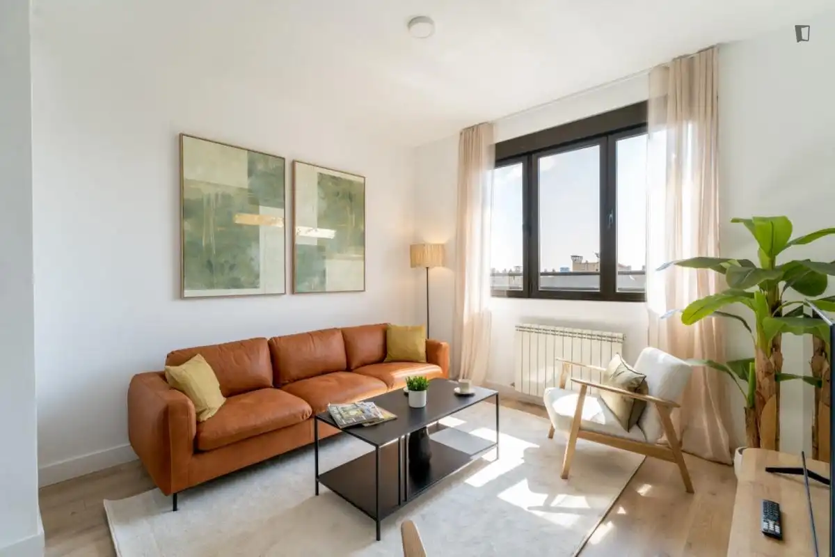 Sala de estar de Apartamento de alquiler en Tetuán