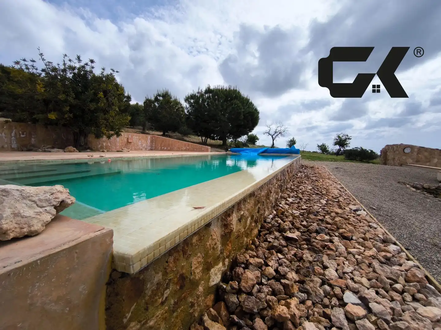 Piscina de Finca rústica en venda en Mazarrón amb Terrassa, Piscina i Moblat
