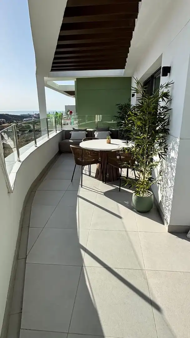 Terraza de Apartamento en venta en Mijas con Aire acondicionado, Calefacción y Terraza