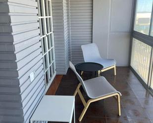 Terrace of Flat to rent in Santander  with Heating, Parquet flooring and Furnished