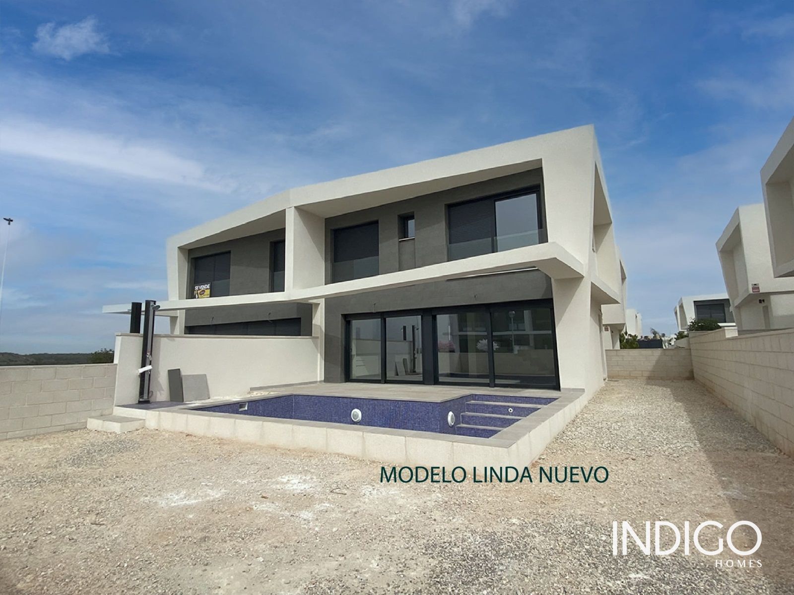 Exterior view of Single-family semi-detached for sale in Santa Pola  with Air Conditioner, Heating and Terrace