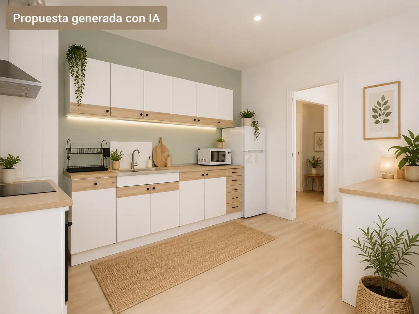 Cuina de Apartament en venda en Albatera amb Aire condicionat i Balcó