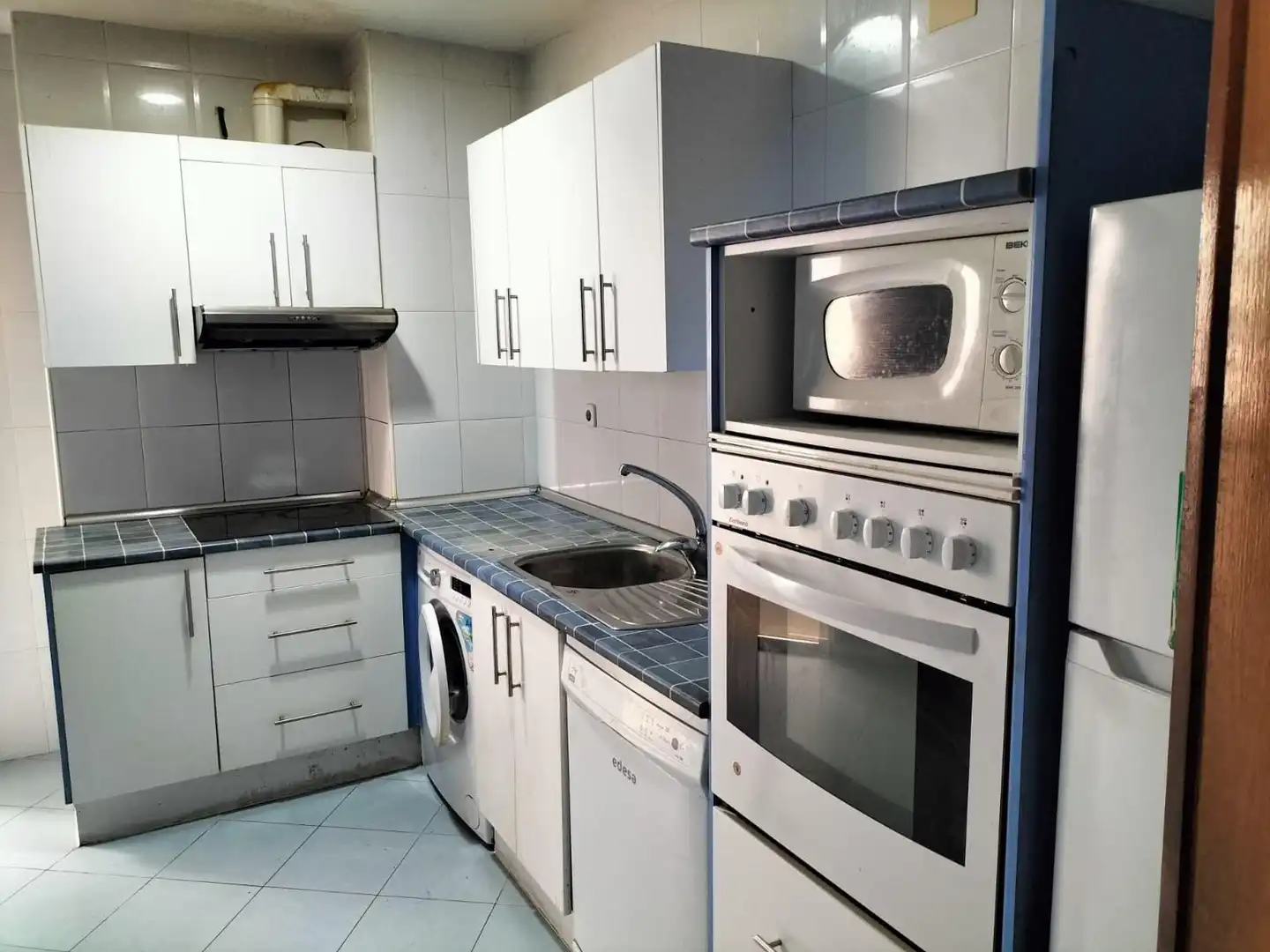 Kitchen of Flat for sale in Palencia  with Heating, Private garden and Parquet flooring