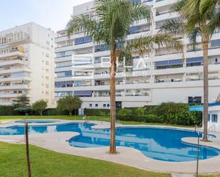 Exterior view of Flat for sale in Marbella  with Air Conditioner, Terrace and Swimming Pool