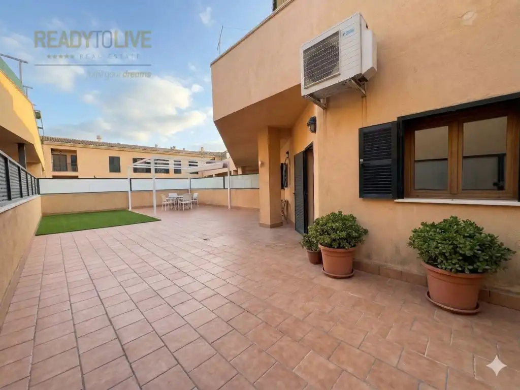 Terrace of Flat for sale in Alcúdia  with Air Conditioner, Terrace and Furnished