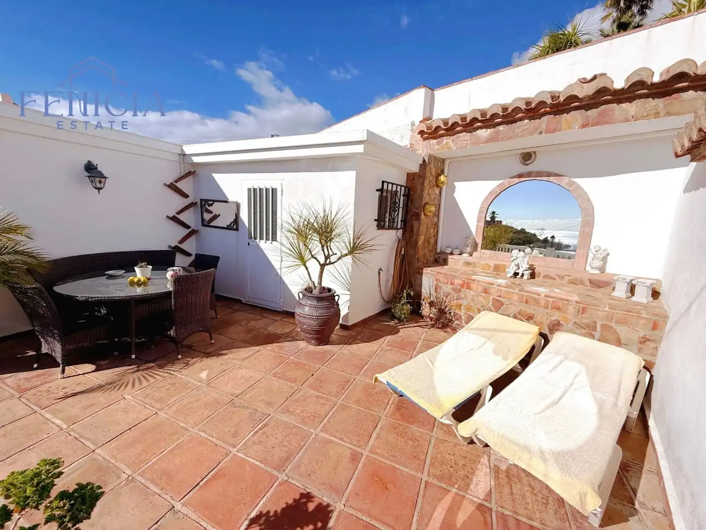 Terraza de Casa o chalet en venta en Almuñécar con Aire acondicionado, Calefacción y Jardín privado