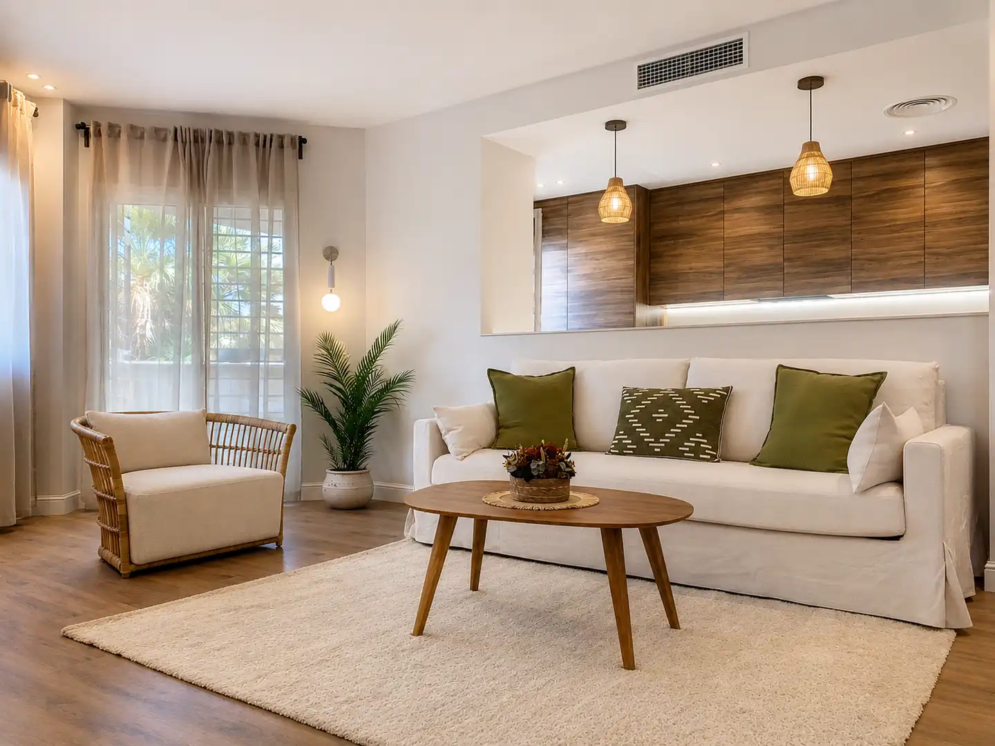 Sala de estar de Planta baja en venta en Estepona con Aire acondicionado, Terraza y Piscina
