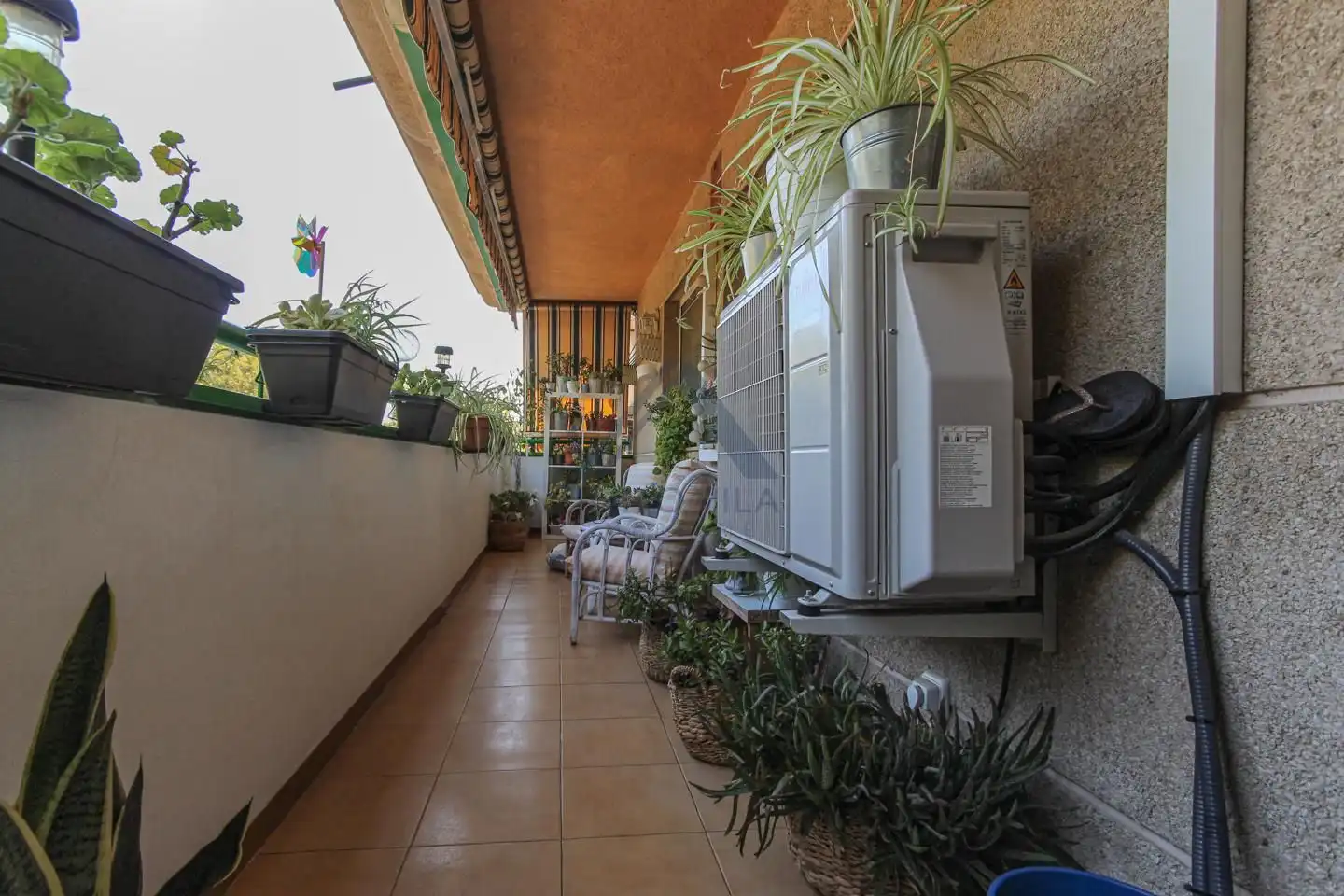 Terrasse von Wohnung zum Verkauf in Montcada i Reixac mit Klimaanlage, Terrasse und Möbliert