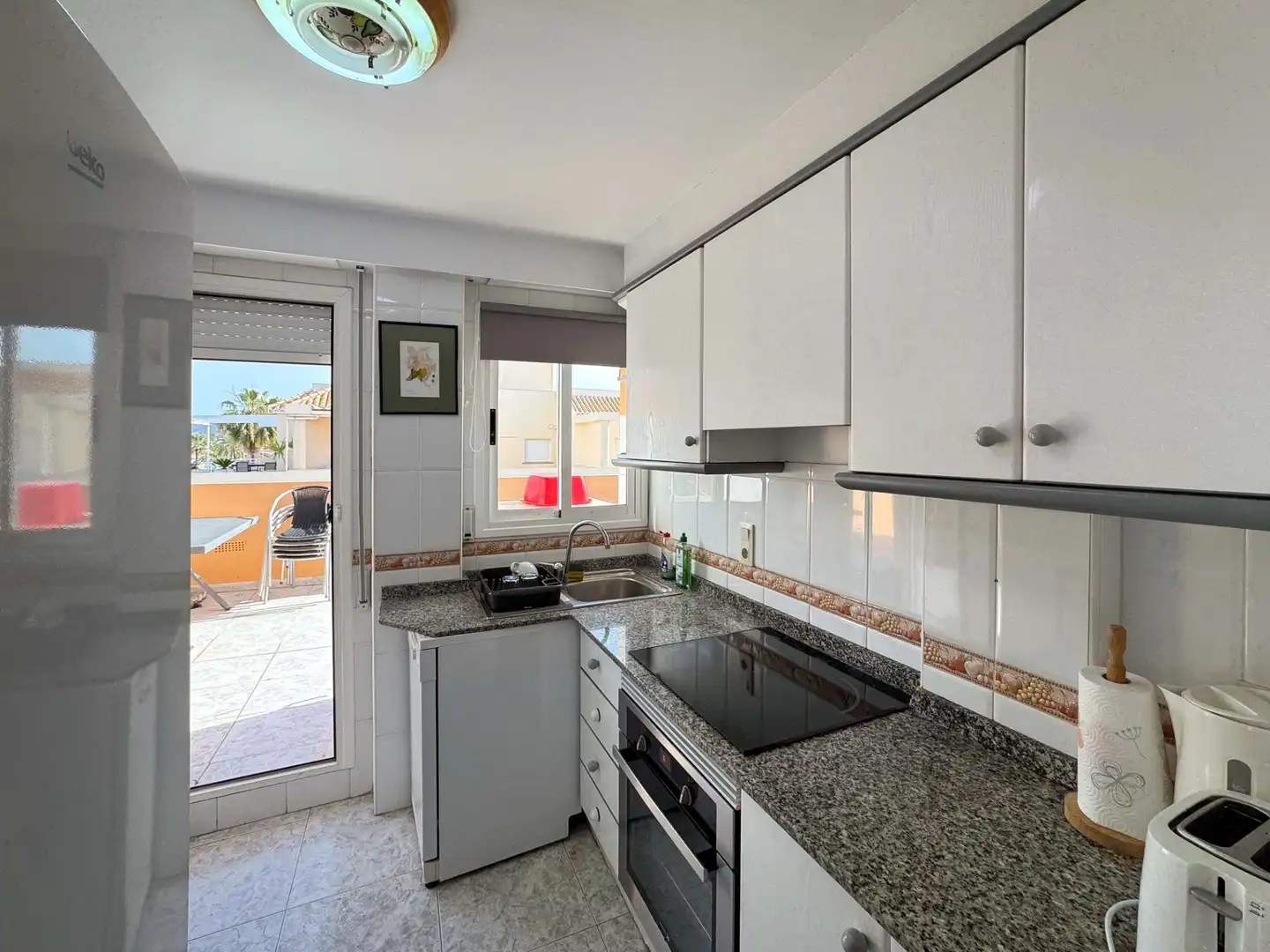 Kitchen of Apartments for rent in Dénia  with Air Conditioner, Terrace and Furnished