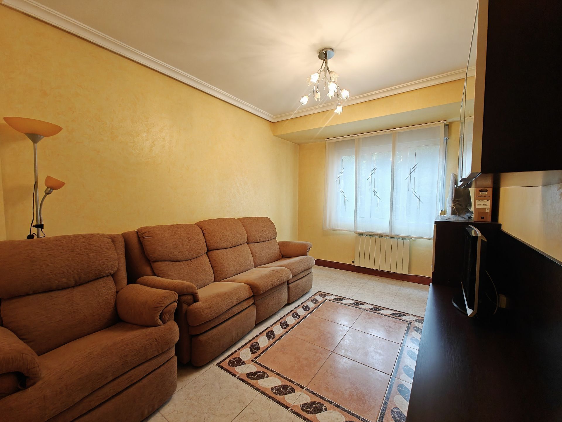 Sala de estar de Piso en venta en Andoain con Calefacción y Amueblado