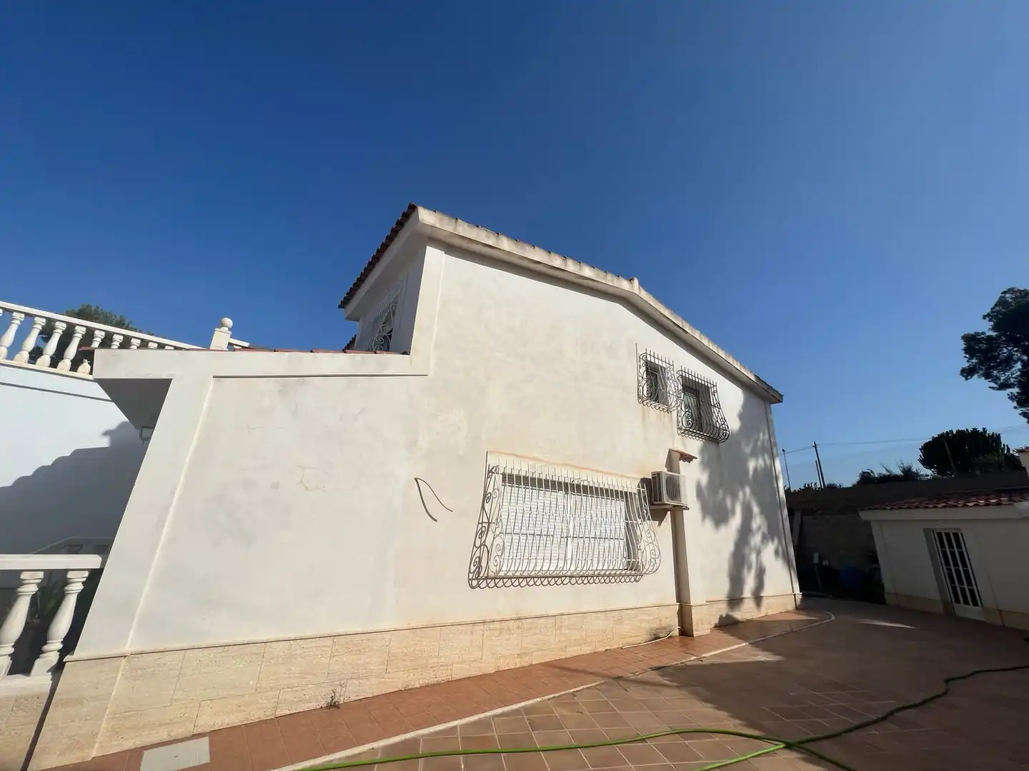Vista exterior de Casa o chalet en venta en Mutxamel con Aire acondicionado, Calefacción y Jardín privado