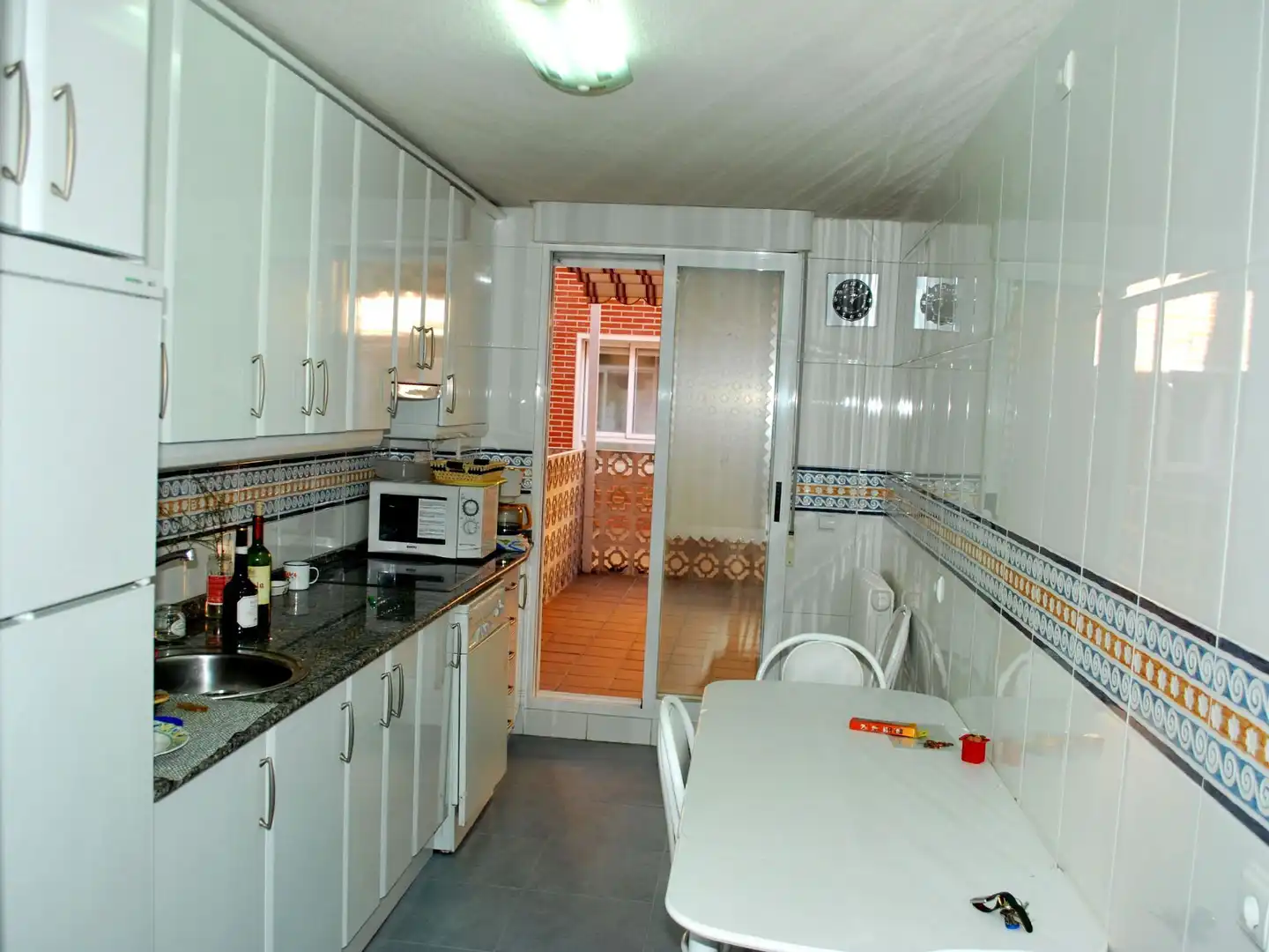 Kitchen of Flat for rent in Ávila  with Heating, Terrace and Furnished
