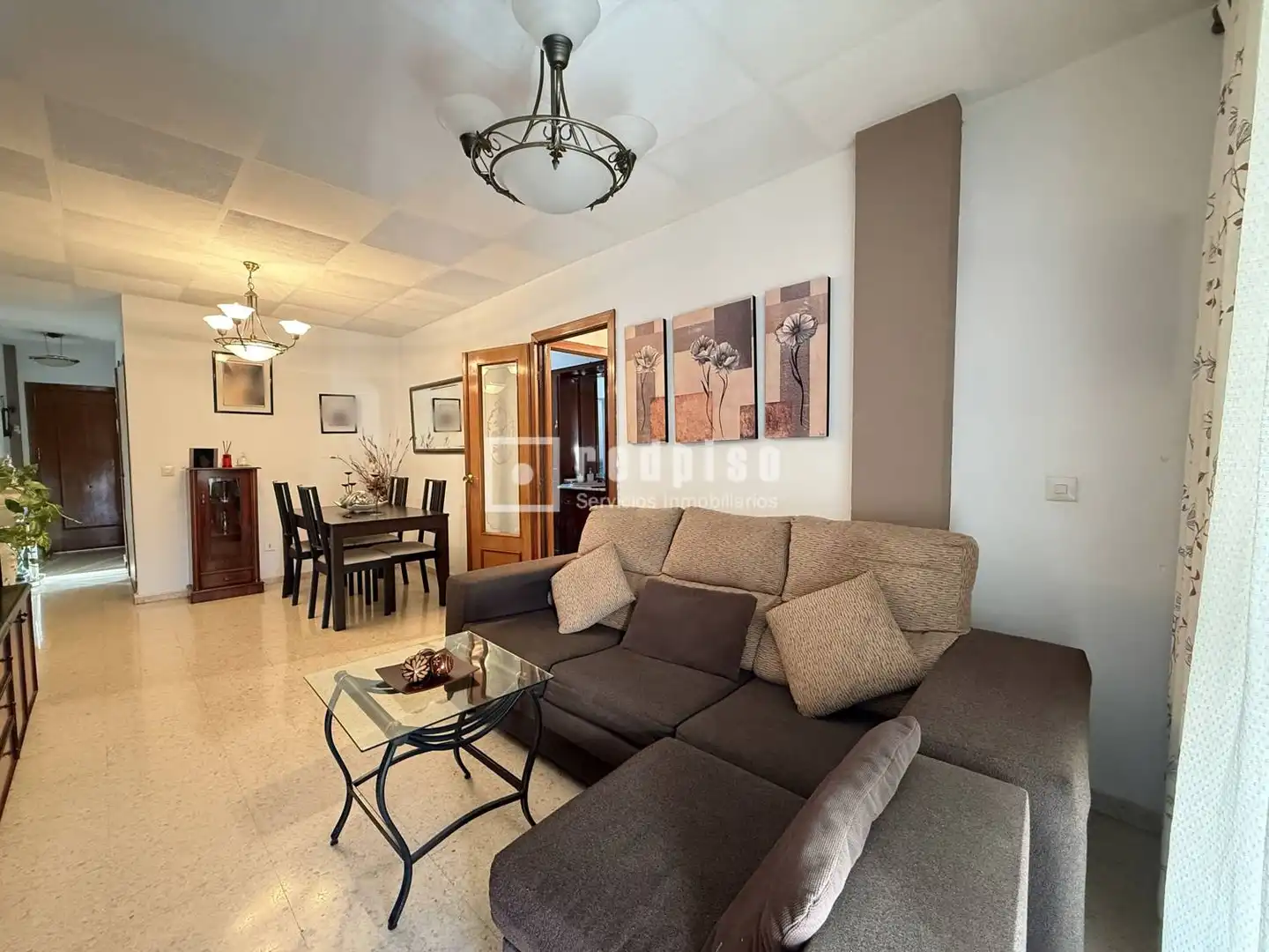 Sala d'estar de Pis en venda en Málaga amb Calefacció i Terrassa