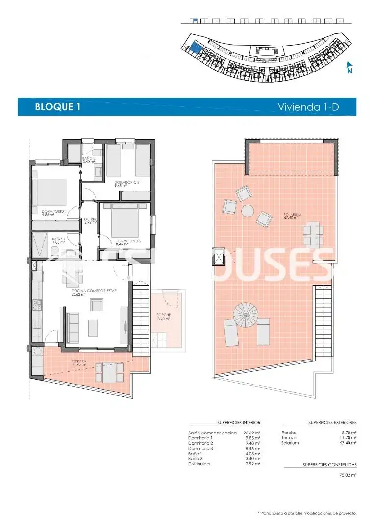 Penthouse mit Terrasse zum Verkauf in El Pinar de Campoverde, imagen 10
