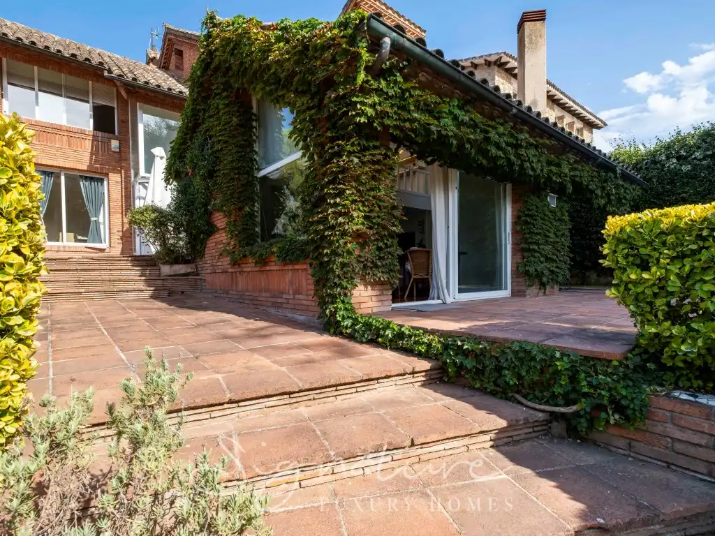 Terraza de Casa o chalet de alquiler en Sant Cugat del Vallès con Aire acondicionado, Jardín privado y Terraza