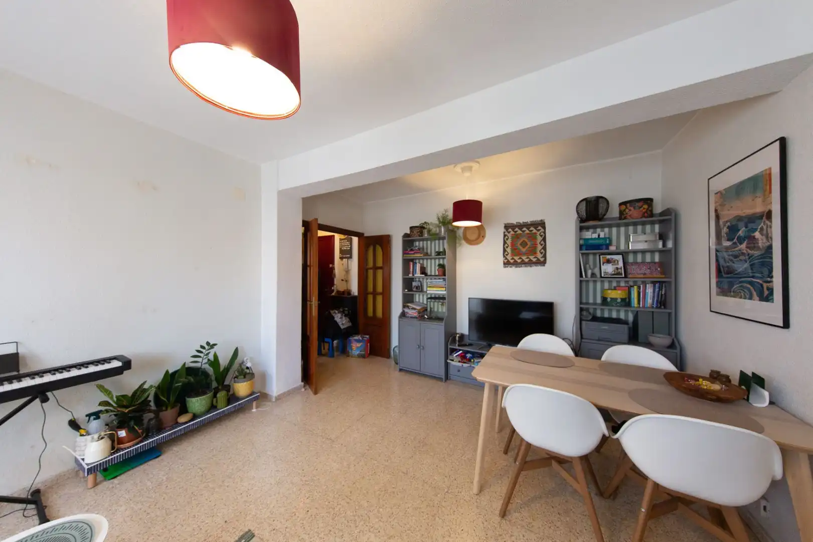 Sala d'estar de Apartament en venda en Alicante / Alacant amb Aire condicionat, Calefacció i Terrassa