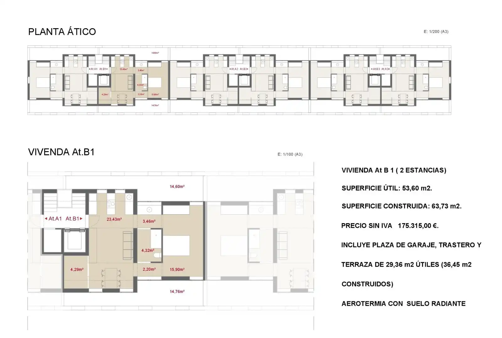 Wohnung zum Verkauf in Ames mit Heizung, Terrasse und Abstellraum