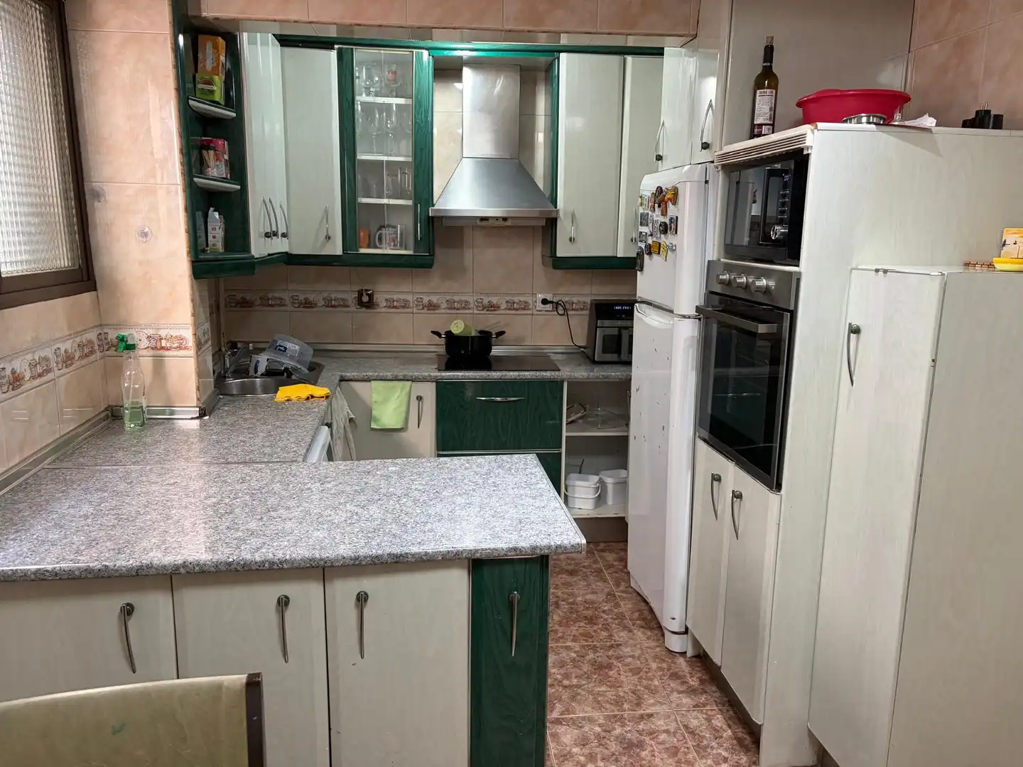 Kitchen of Flat for sale in Basauri   with Heating, Furnished and Balcony