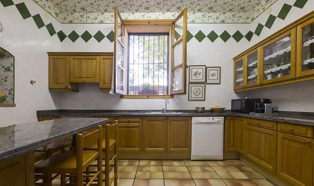 Cocina de Finca rústica en venta en Reus con Terraza, Piscina y Amueblado