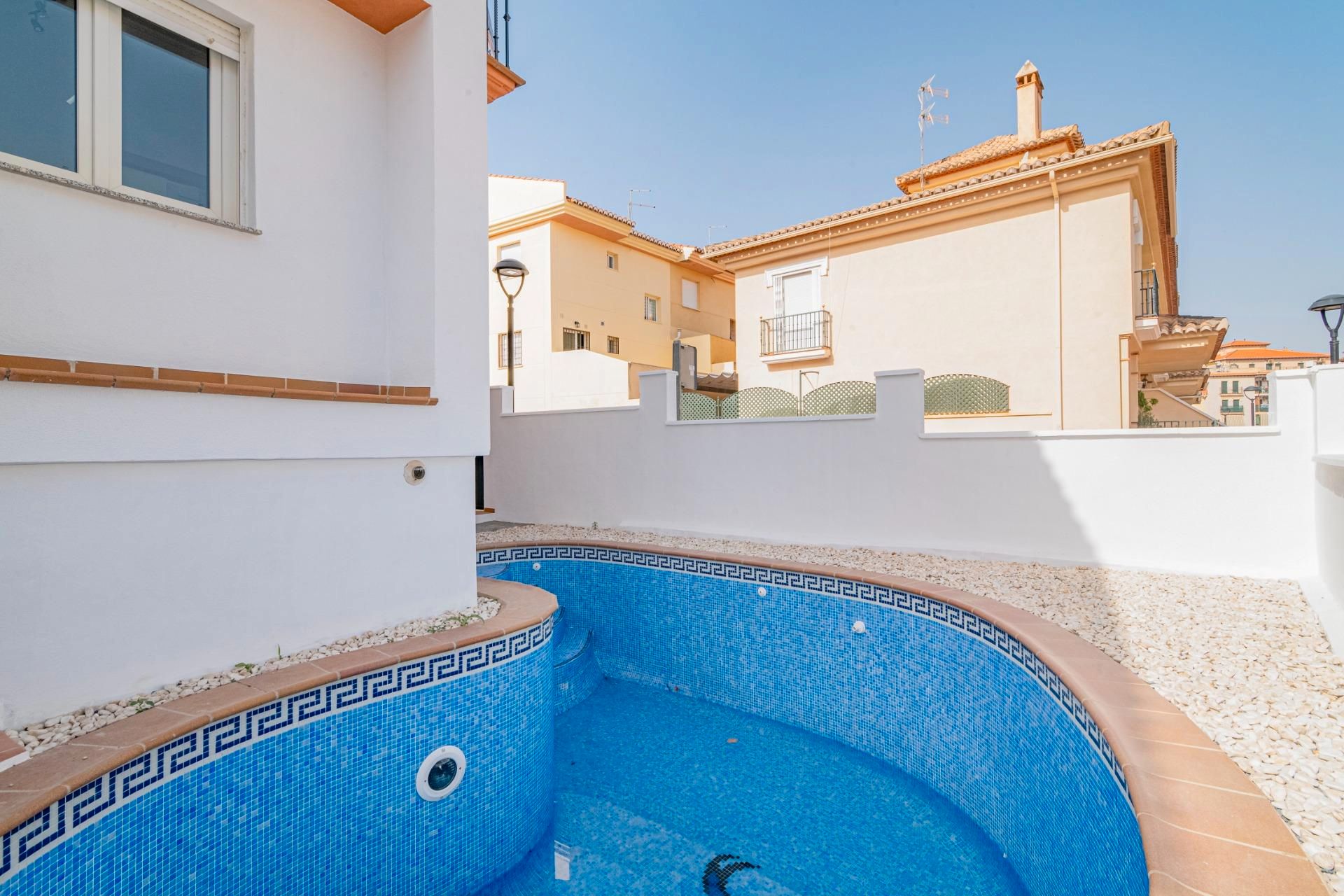 Swimming pool of Single-family semi-detached for sale in Ogíjares  with Air Conditioner, Heating and Swimming Pool