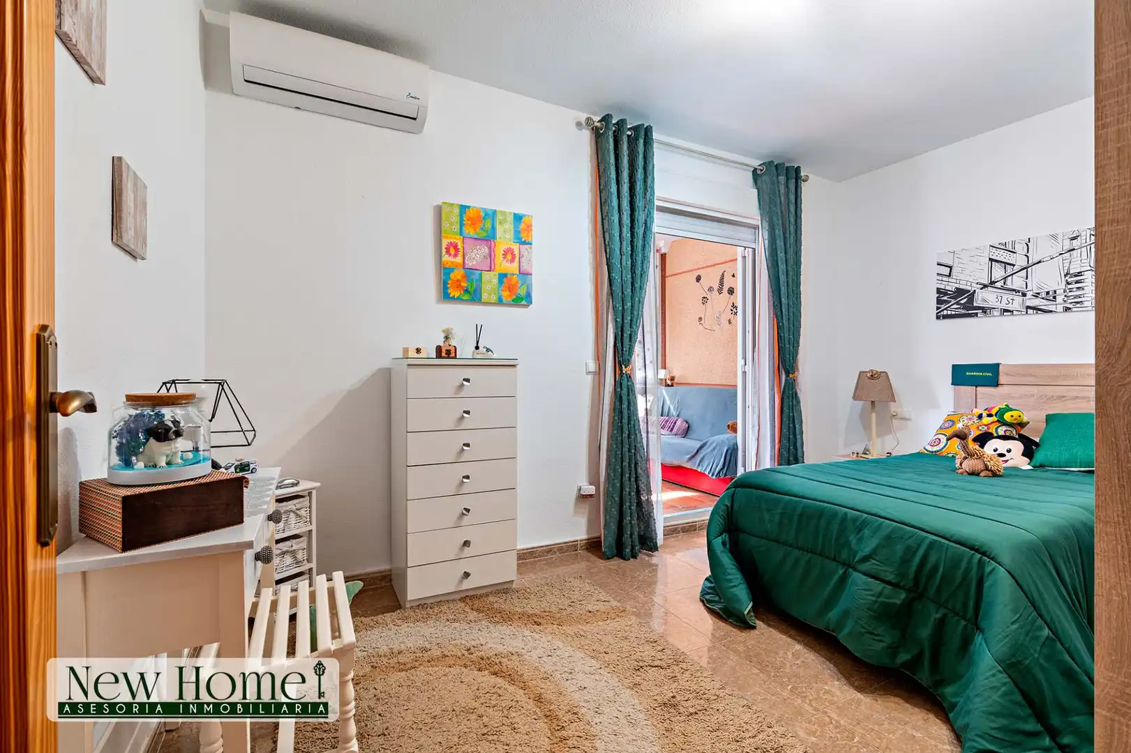 Bedroom of Detached homes for sale in Huércal de Almería  with Air Conditioner, Terrace and Furnished