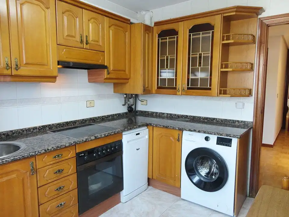 Kitchen of Flat for sale in Salas de los Infantes  with Heating, Terrace and Storage room