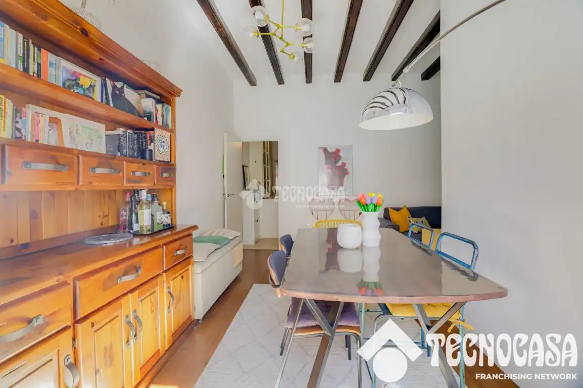 Esszimmer von Wohnung zum Verkauf in Barcelona mit Klimaanlage und Heizung