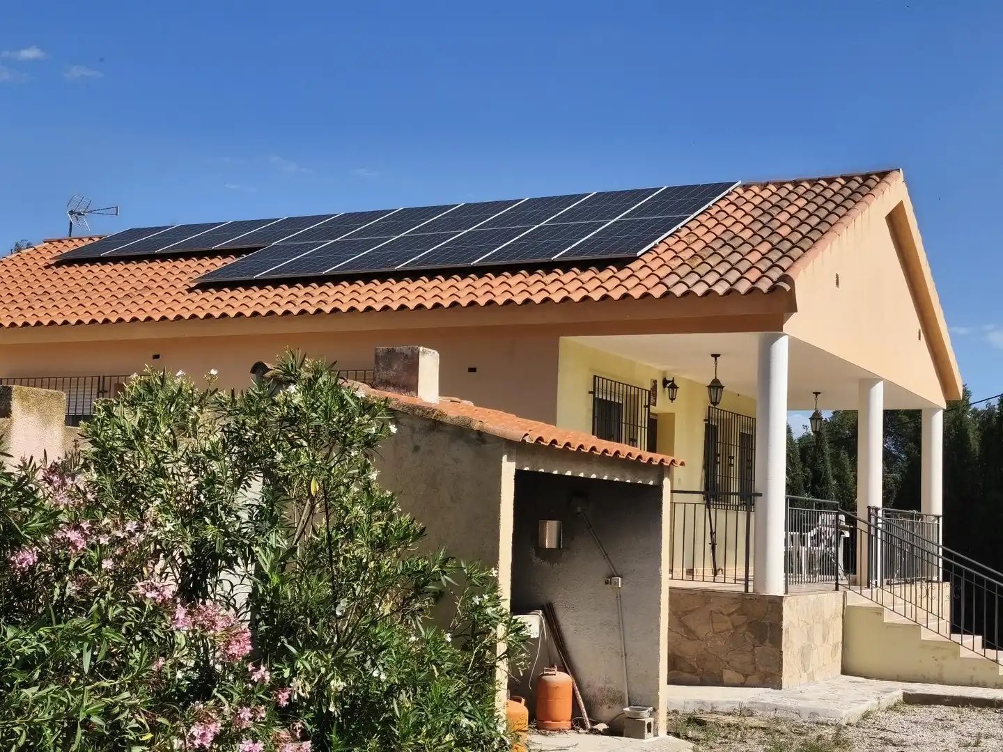 Exterior view of Houses for sale in Lorca  with Air Conditioner, Storage room and Furnished