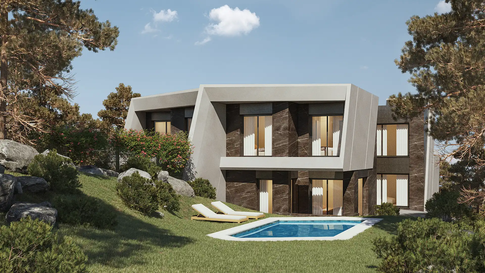 Vista exterior de Casa o chalet en venta en Torrelodones con Aire acondicionado, Jardín privado y Terraza