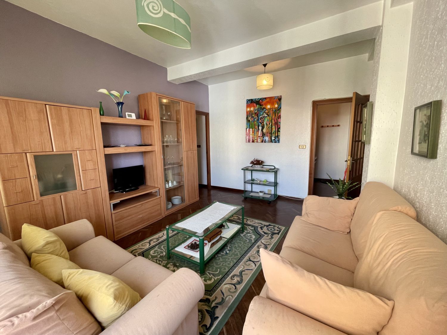 Sala d'estar de Pis en venda en A Coruña Capital  amb Calefacció